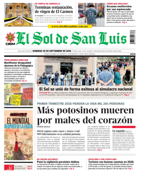 Cover of El Sol de San Luis Potosi