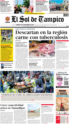 Cover of El Sol de Tampico