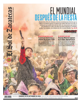 Cover of El Sol de Zacatecas