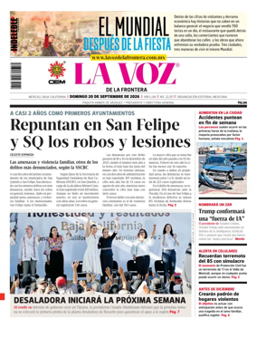 Cover of La Voz de la Frontera