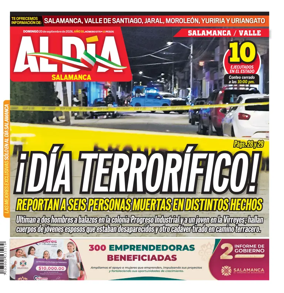 Cover of Periodico Al Dia (Salamanca)