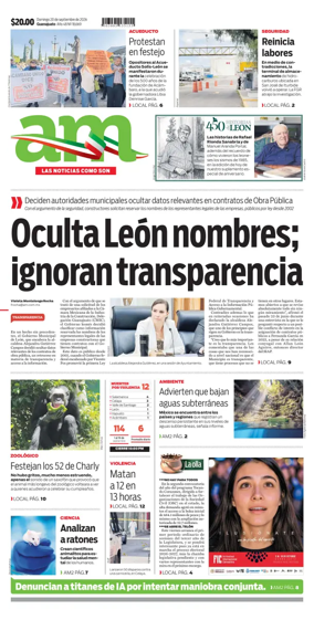 Cover of Periodico AM (Leon)