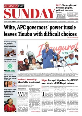 Cover of Business Day (Nigeria)