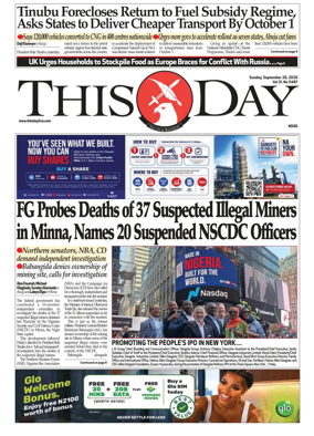 Cover of THISDAY