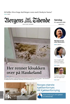Cover of Bergens Tidende