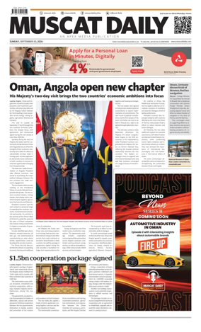 Cover of Muscat Daily