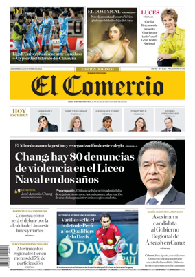 Cover of Diario El Comercio