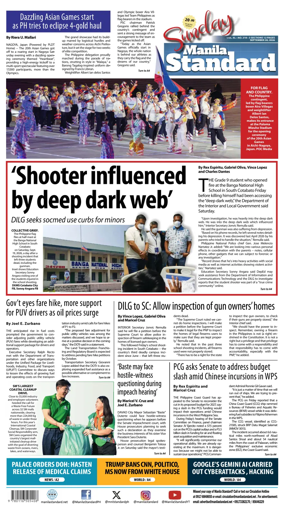 Cover of Manila Standard