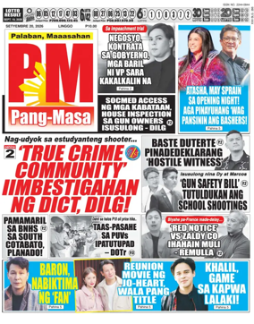 Cover of PM Pang-Masa
