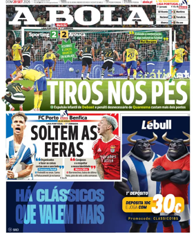Cover of A BOLA (Portuguese)