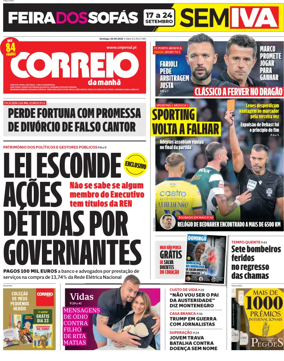 Cover of Correio da Manha Weekend