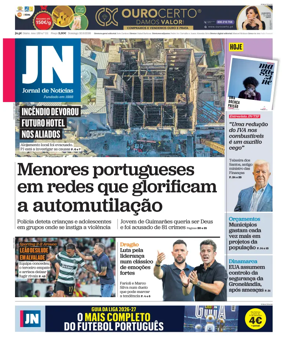 Cover of Jornal de Noticias