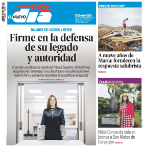 Cover of El Nuevo Dia