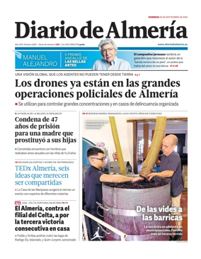 Cover of Diario de Almeria