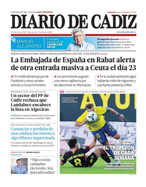 Cover of Diario de Cadiz