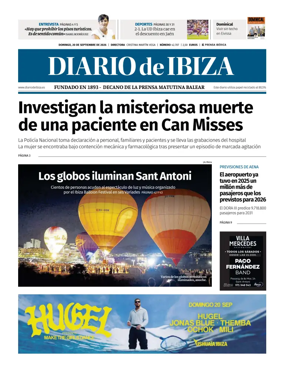 Cover of Diario de Ibiza