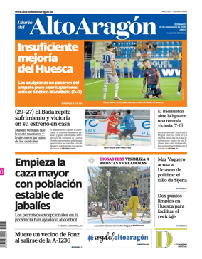 Cover of Diario del Alto Aragon