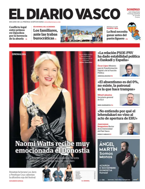Cover of Diario Vasco (Alto Deba)