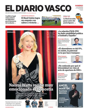Cover of Diario Vasco (Bidasoa)