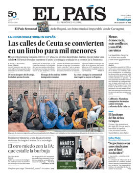 Cover of EL PAIS Catalunya
