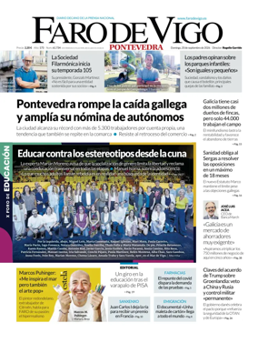 Cover of Faro de Vigo (Pontevedra)