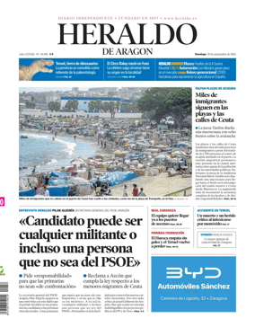 Cover of Heraldo de Aragon