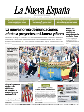 Cover of La Nueva Espana (Occidente)