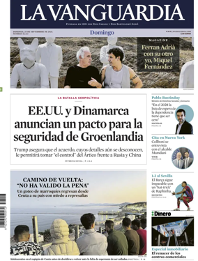 Cover of La Vanguardia (1st Edition)