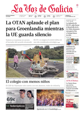 Cover of La Voz de Galicia (Barbanza)