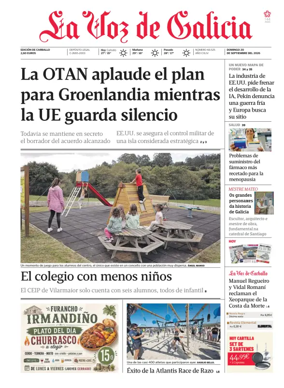 Cover of La Voz de Galicia (Carballo)