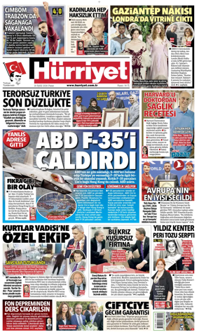 Cover of Hurriyet
