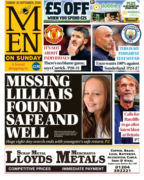Cover of Manchester Evening News