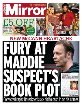 Cover of Sunday Mirror