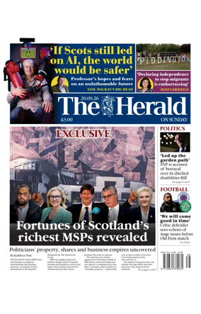 Cover of The Herald (Scotland)