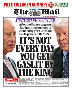 Cover of The Scottish Mail on Sunday