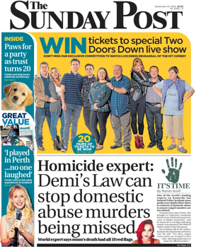 Cover of The Sunday Post (Dundee)