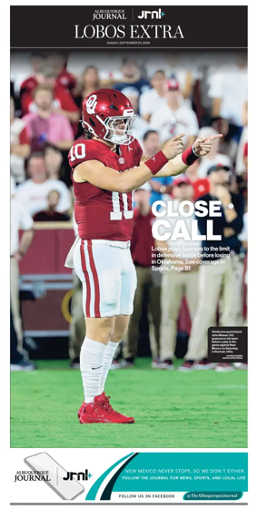 Cover of Albuquerque Journal