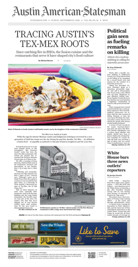 Cover of Austin American-Statesman