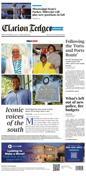 Cover of Clarion Ledger