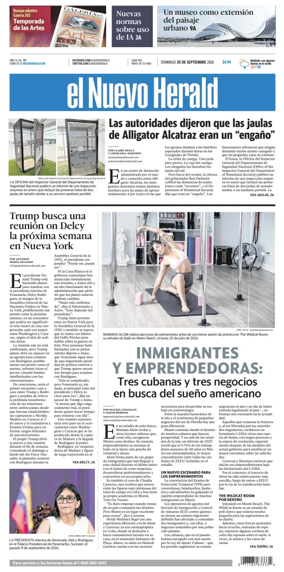 Cover of El Nuevo Herald (Sunday)