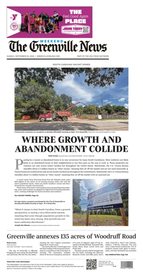 Cover of The Greenville News