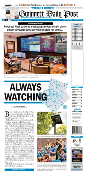 Cover of Gwinnett Daily Post