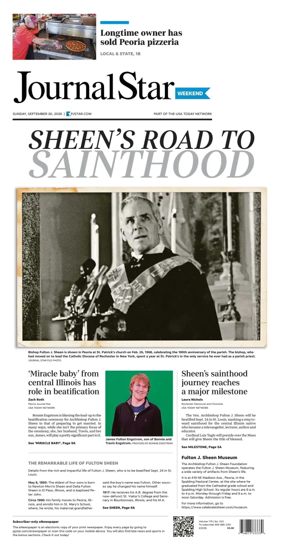 Cover of Journal Star (Peoria)