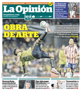 Cover of La Opinion