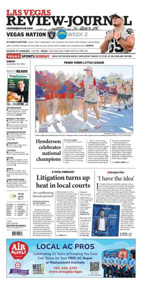 Cover of Las Vegas Review-Journal (Sunday)
