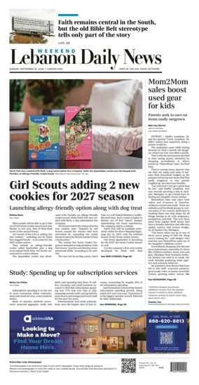 Cover of Lebanon Daily News