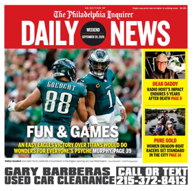 Cover of Philadelphia Daily News
