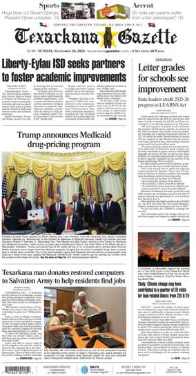 Cover of Texarkana Gazette