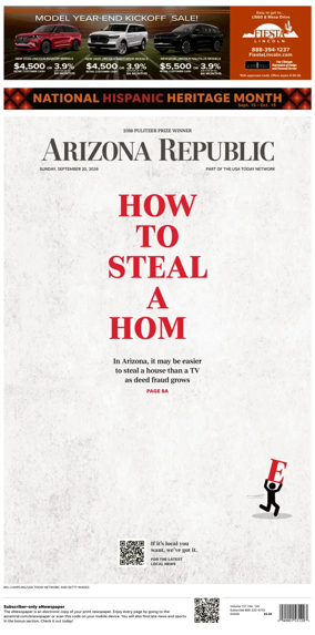 Cover of The Arizona Republic
