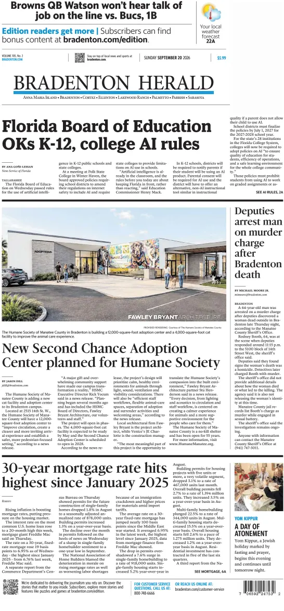 Cover of The Bradenton Herald (Sunday)